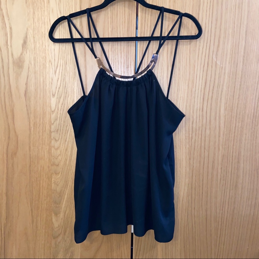 Express Black Strappy Tank Top